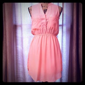 Adorable Bright Peach Dress